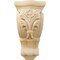 Ekena Millwork 6 1/4"W x 7 5/8"D x 14 1/8"H Large Floral Corbel, Maple COR06X07X14FLMA - alternate 4